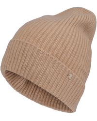 tirillm - Holly Rib Knitted Cashmere Beanie, Light Camel - Lyst