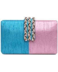 Simitri - Cotton Candy Braided Fringe Clutch - Lyst