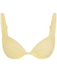 Aja Swimline - Calypso Ruched Bikini Bra Top - Lyst