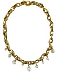 Sccollection - Bari Pearl Charm Necklace - Lyst