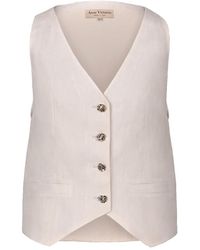 Anse Victorin - Kim Linen Vest - Lyst