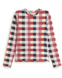 Thinking Mu - Check Cheshire Brisa Top - Lyst