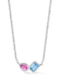 Dower & Hall - Topaz & Quartz Duo Tutti Frutti Necklace - Lyst