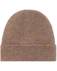 Norbron - Raine Taupe Beanie - Lyst