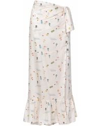 SUNSHINE TIENDA - Neutrals Sandbar Vienna Sarong - Lyst