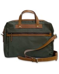 VIDA VIDA - Nylon & Leather Trim Laptop Bag - Lyst