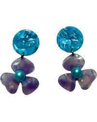 CLOSET REHAB - Pearl Water Poppy Drop Earrings - Lyst