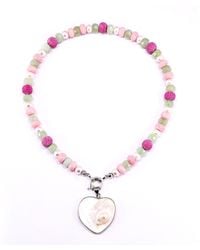 Mineralgems•Studio - Candy Necklace With Coral And Jade - Lyst
