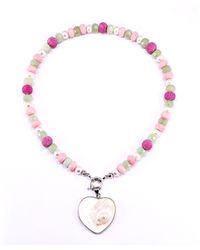 Mineralgems•Studio - Candy Necklace With Coral And Jade - Lyst