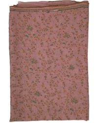 Kaminee - Light Pure Cashmere Stole With Floral Hand Embroidery - Lyst
