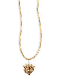 Lovard - Broken Heart Necklace - Lyst
