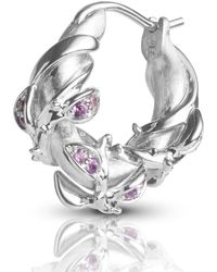 Kasun - Enchanted Amethyst Forest Hoop Earring - Lyst