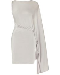 Khéla the Label - Walk Away Cape Sleeve Mini Dress - Lyst