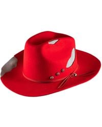Shaded the Label - The Scarlet Wool Cowboy Hat - Lyst