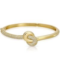 Native Gem - Love Knot Bangle Bracelet - Lyst