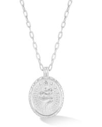 Dower & Hall - Snake Talisman Necklace - Lyst