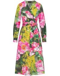 Marianna Déri - Water Lily Wrap Dress - Lyst