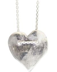Karen Hallam - Valentina Heart Charm Necklace - Lyst