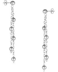 Spero London - Dorica Sterling Multi Bead Drop Earring - Lyst
