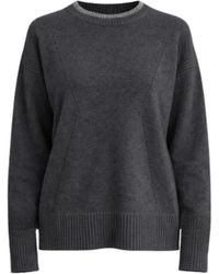 Nuvv Collection - Wool And Cashmere Blend Round Necked Knit Sweater - Lyst