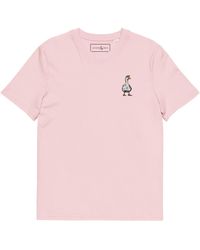 Anchor and Crew - Cotton Dapper Duck Actual Life Organic Cotton Embroidered T-Shirt - Lyst