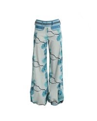 Lalipop Design - Stylised Floral Wide-Leg Pants - Lyst