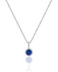 A Weathered Penny - Birthstone Necklace - Lyst