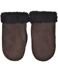 Owen Barry - Shearling Mittens Ebony Curly - Lyst