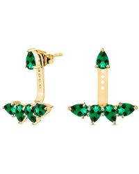 SALLY SKOUFIS - Pure Ear Jacket With Made Emeralds - Lyst