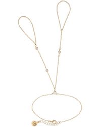 La Soula Jewelry - Neutrals Odile Hand Chain - Lyst