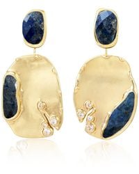 Rare Matters Jewelry - Lapis Lazuli Drop Earrings - Lyst