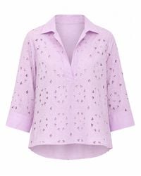 MARICEL - Carla Sangallo Linen Tunic Blouse - Lyst