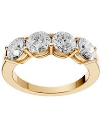 Aya Fine Jewelry - 2.19 Ctw Round Lab Diamond Four Stone Ring - Lyst