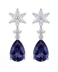 LÁTELITA London - Sunflower Tanzanite Drop Earrings - Lyst