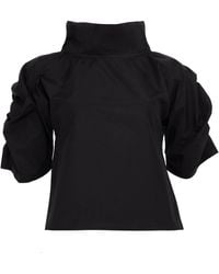 Bianca Popp - Puff Blouse With Collar - Lyst