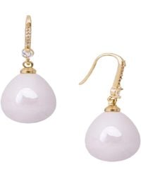 Saachi - Colored Pearl Dangle Ivory Earrings - Lyst