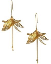 Jaredjamin - Leilani Filigree Floral Statement Earrings - Lyst