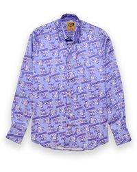 Gresham Blake - Scratchin' Cats Silk Shirt - Lyst