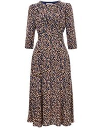 Louche - Birte Spring Ditsy Print Midi Dress - Lyst