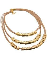 Nart Nature Making Art - The Stones Layers Buriti Natural Fiber Necklace - Lyst