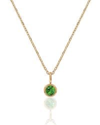 A Weathered Penny - Birthstone Necklace - Lyst