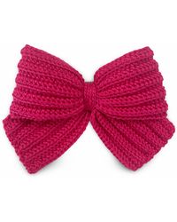 PINAR OZEVLAT - Crocheted Bow Fuchsia - Lyst