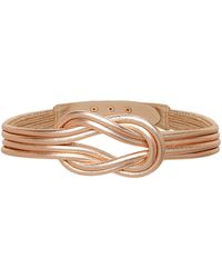 BeltBe - Knot Leather Belt - Lyst