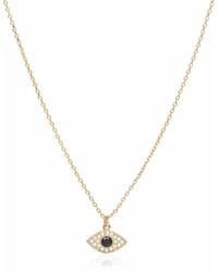 C.J.M - Evil Eye Necklace - Lyst