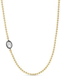 SHYMI - Side Shape On Beaded Ball Chain - Lyst