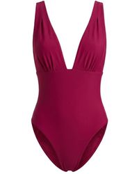 Veroni Swim - Roxanne Deep Plunge One Piece - Lyst