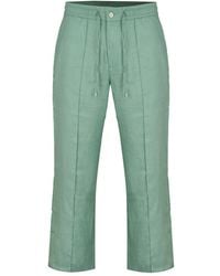 DAVID WEJ - Hugo Linen Drawstring Trouser - Lyst