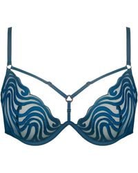 MONIQUE MORIN LINGERIE - Echo Wired Bra Abyss - Lyst