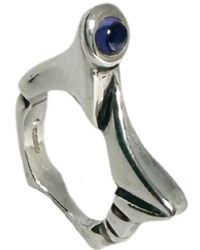 Tg-Jewellery by Tamara Gervasio - Pyramid Sterling With Iolite Cabochon Ring - Lyst