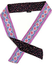 Maraethra - Flower Bomb Silk Tie Scarf - Lyst